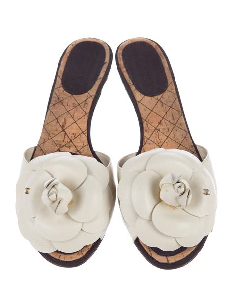 buy chanel camellia sneakers|chanel women's slide sandals.